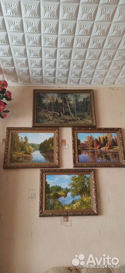 Картины разные (9шт)