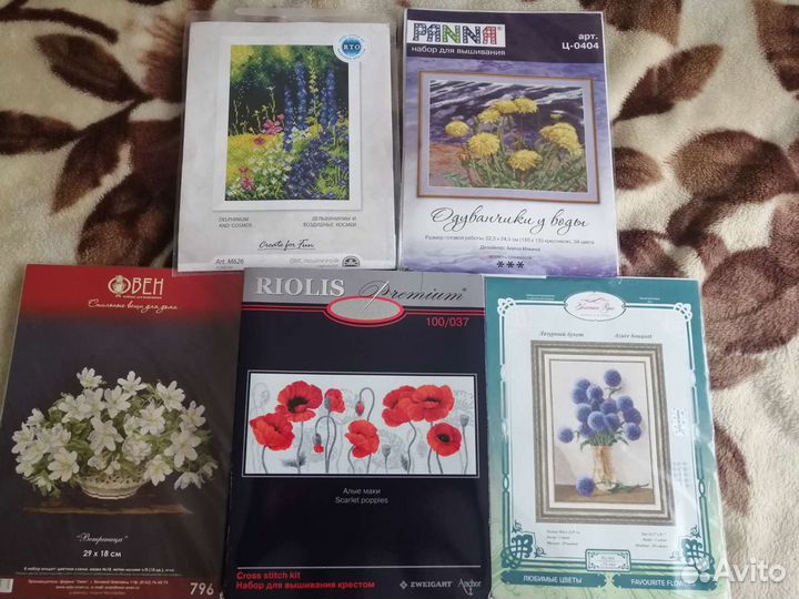 Наборы для вышивки крестом новые