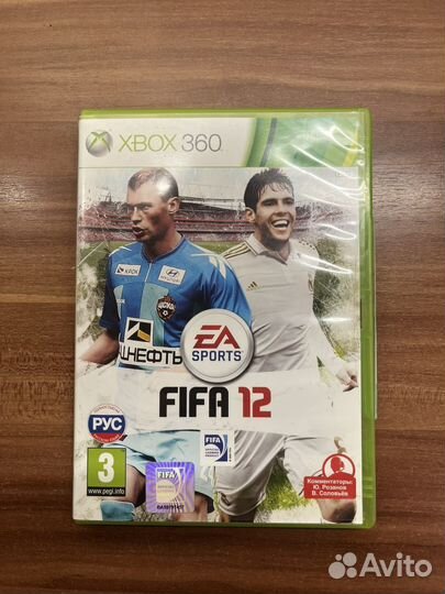 Диски на xbox 360 fifa 12