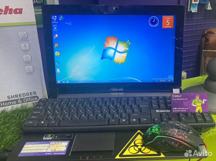 Ноутбук asus n53j