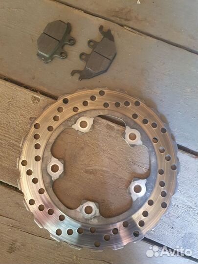 Диск тормозной задний sym wolf t2