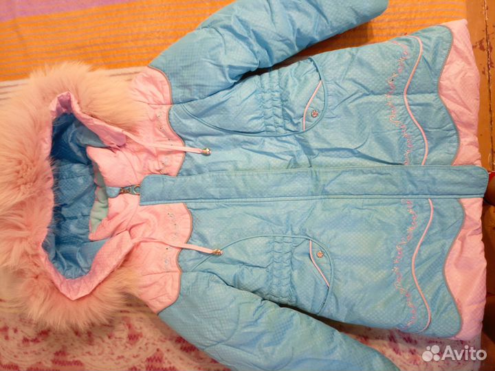Зимняя куртка для девочки 116
