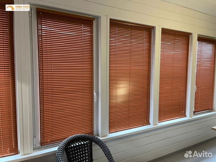 Жалюзи деревянные под заказ