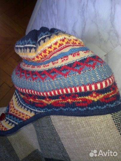 Детская шапка 100 шерсть