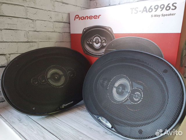 Автоколонки блины овалы Pioneer 1200w