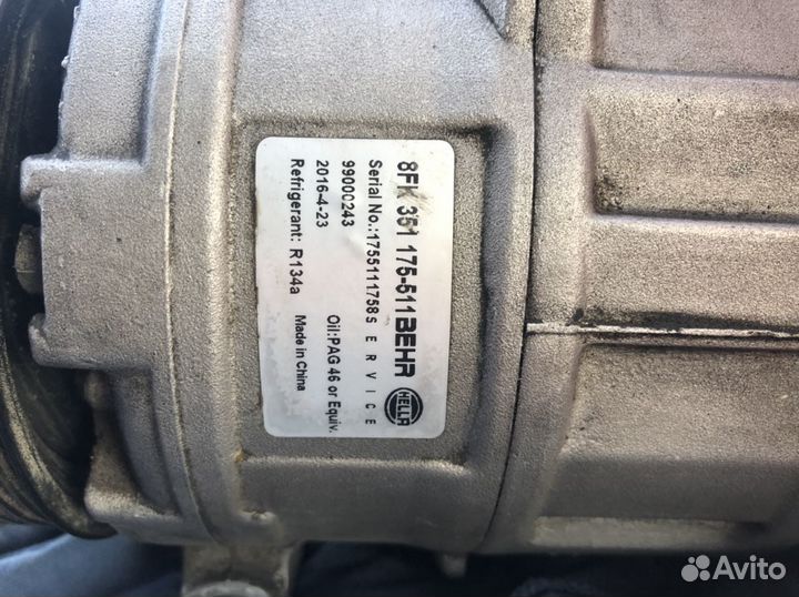 Компрессор кондиционера S320 W140