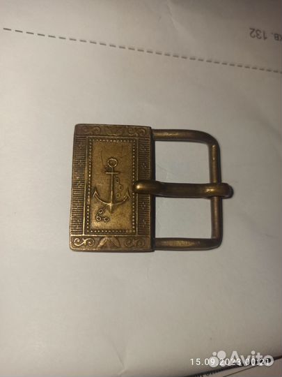 Пряжка морская старинная