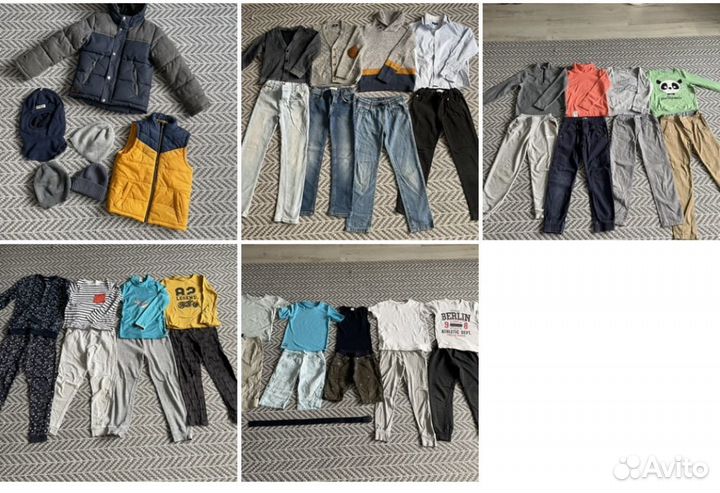 Пакет одежды на мальчика 7-8 лет