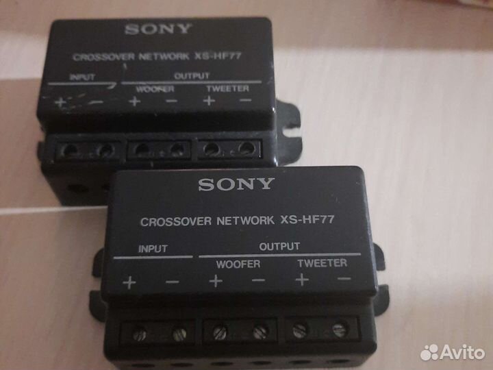 Аудио кроссоверы sony XS-HF77