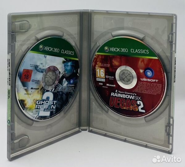 Игры Xbox 360: Rainbow Six Vegas 2 + Ghost Recon 2