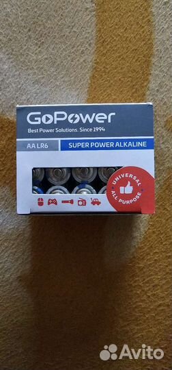 Батарейки GoPower 20шт