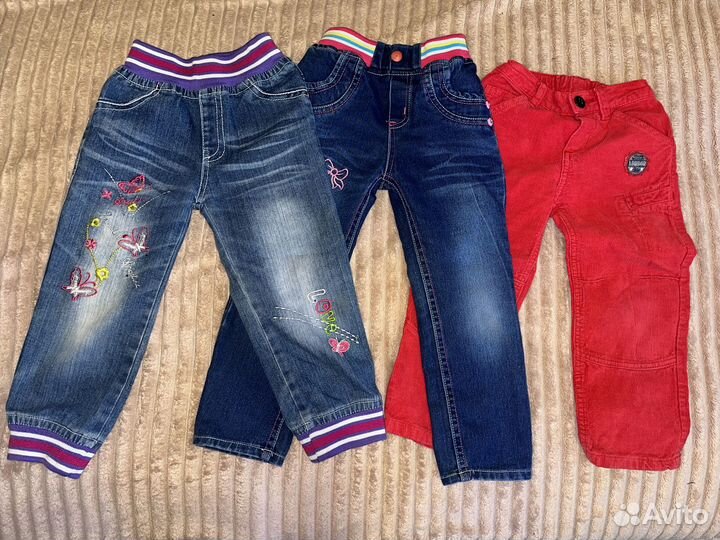 Джинсы для девочки 3 года
