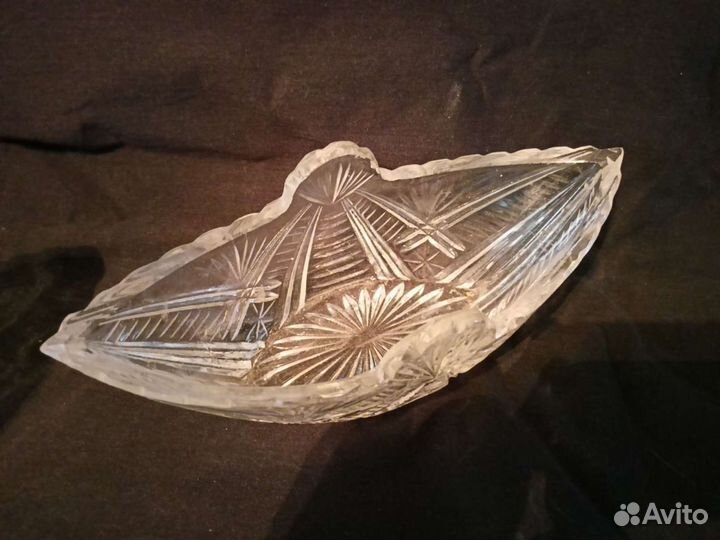 Хрусталь ссср. Конфетница и салатницы