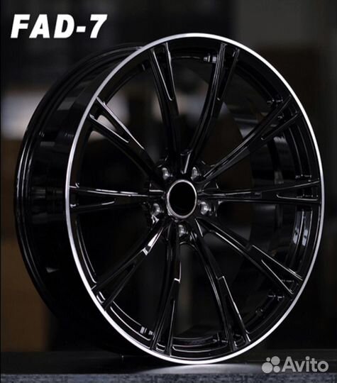 Диски кованые колесные Audi RS style black R20