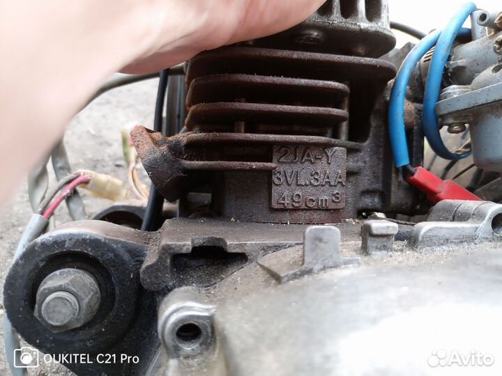 Двигатель Yamaha jog 2ja