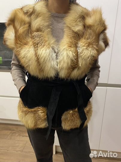 Жилетка из лисы