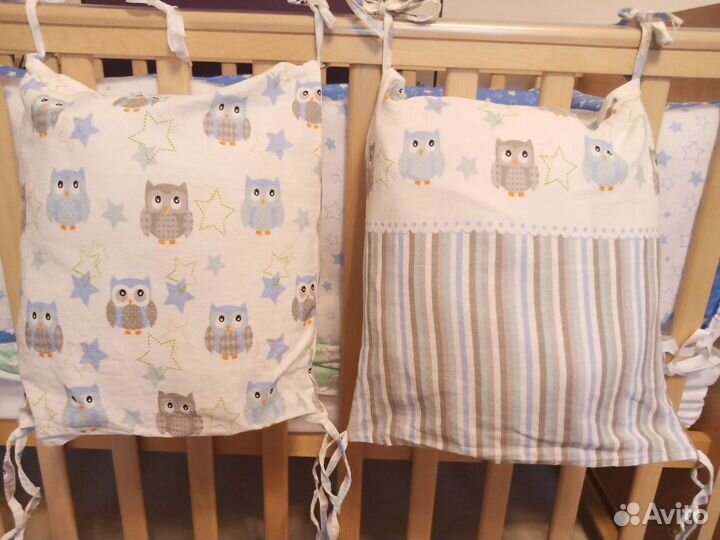 Бортик (подушки) на детскую кроватку