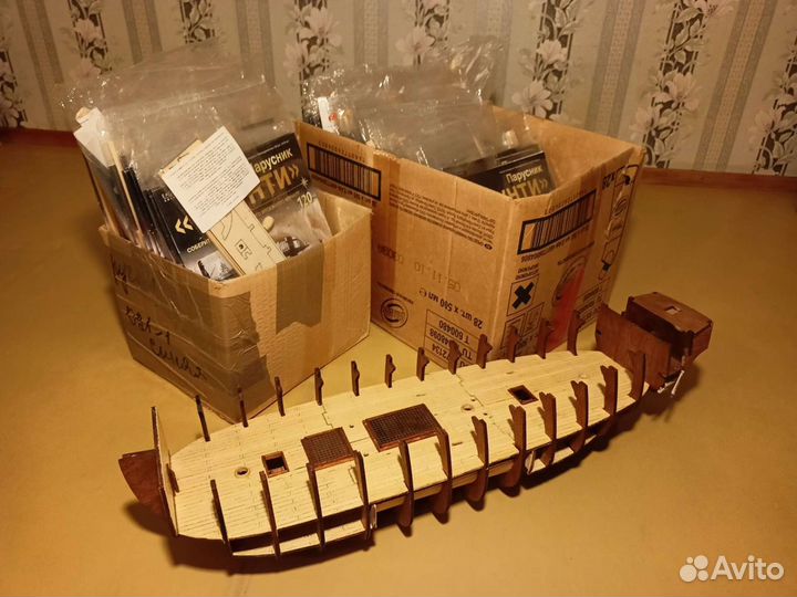 Парусник Баунти журналы и модель до 28 Deagostini