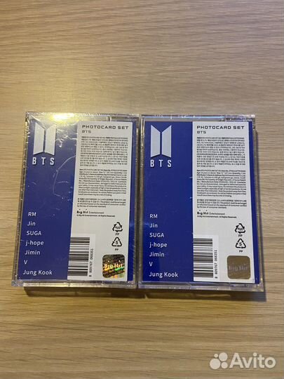 Карты BTS музей hybe полный сет