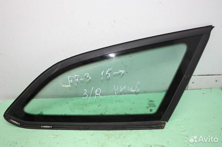 Стекло кузовное глухое правое ford focus III 2011