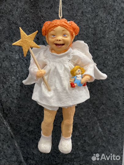 Ватные елочные игрушки