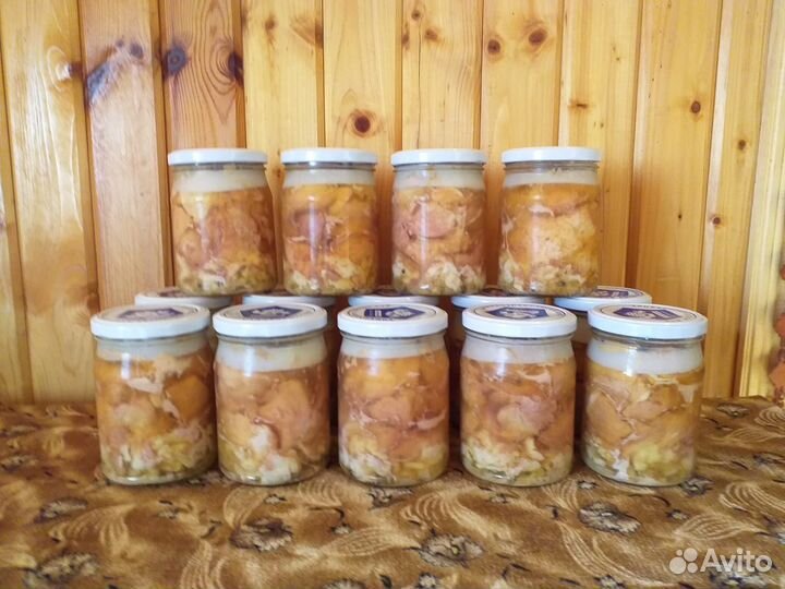 Тушенка домашняя, каши с мясом