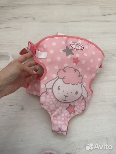 Baby annabell Baby born переноска кенгуру