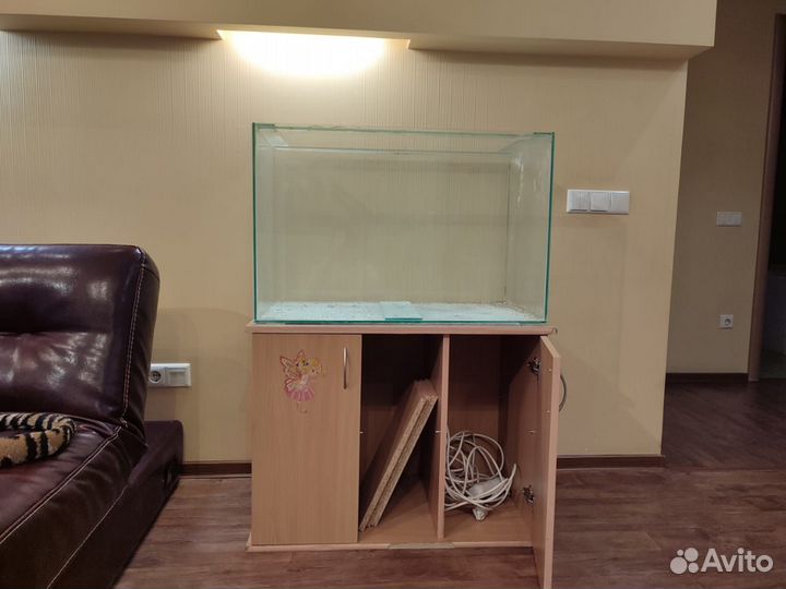 Аквариум с тумбой бу