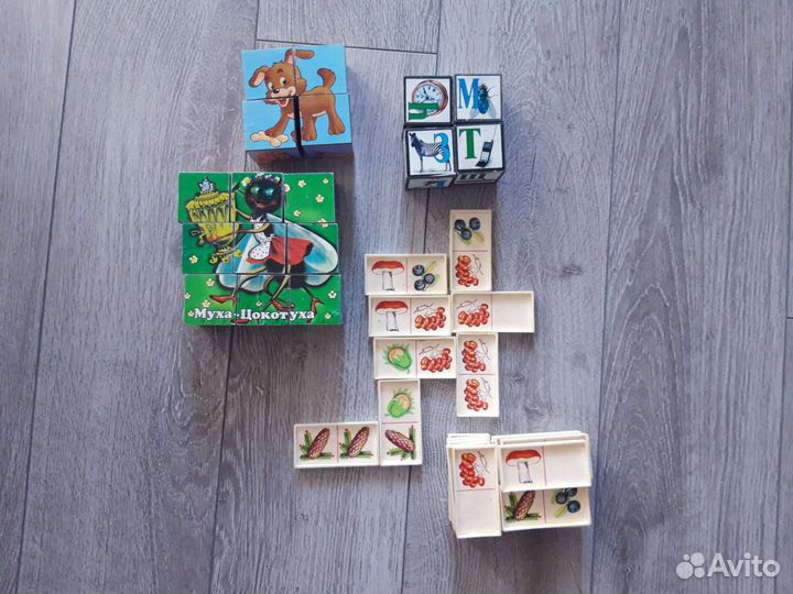 Развивающие игры (азбука,кубики,конструктор) пакет