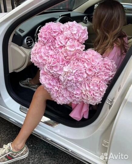 Гортензия букет цветы