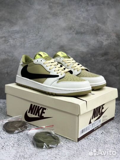 Travis Scott x Air Jordan 1 Low Golf 'Olive'