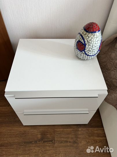 Тумба прикроватная Интро 03 Hoff белая