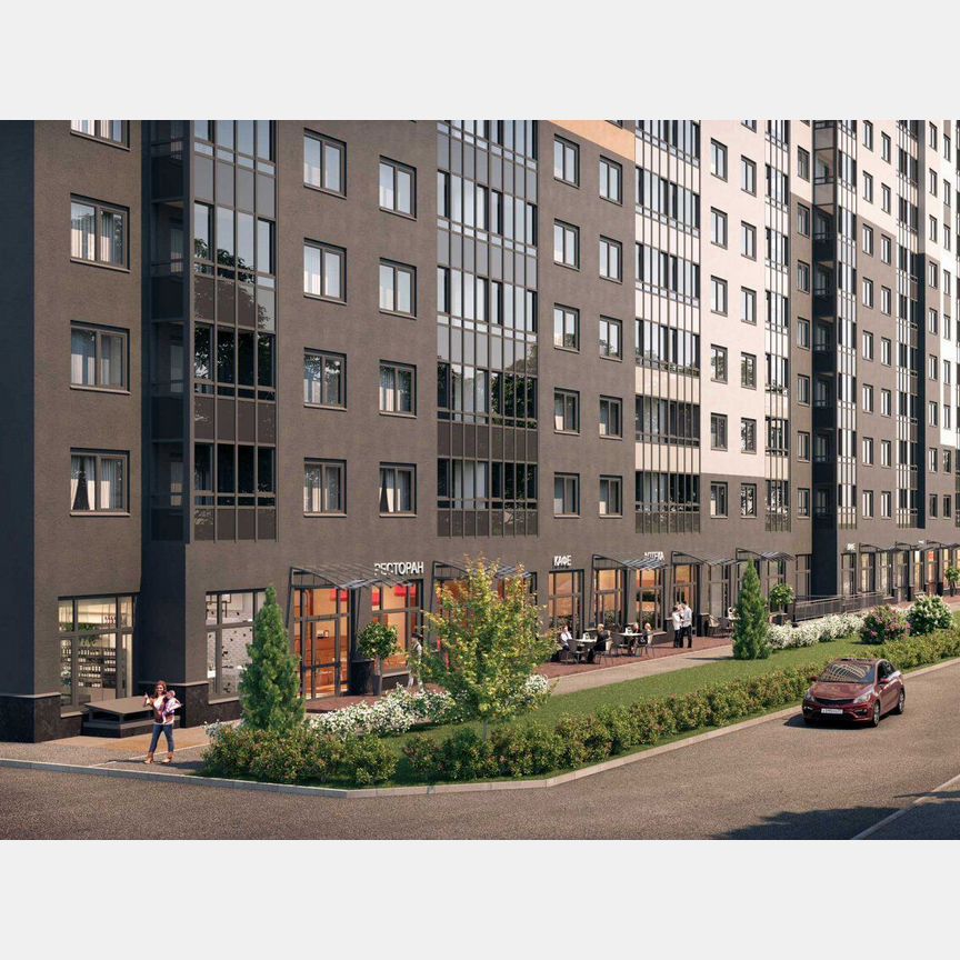 2-к. квартира, 54,1 м², 5/21 эт.