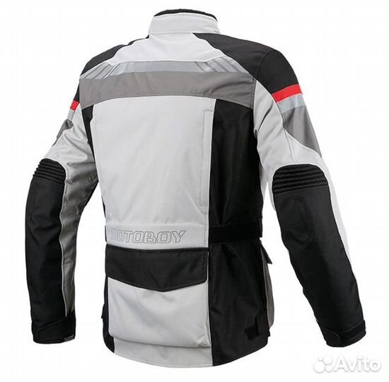 Мотокуртка Motoboy MB-J49, серый