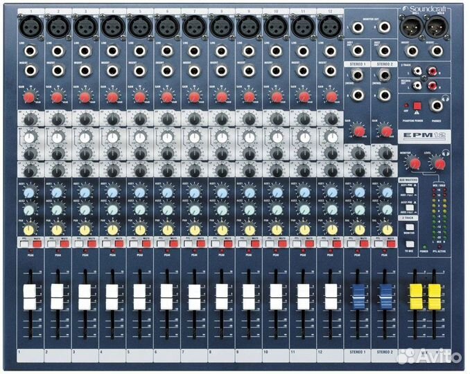 Soundcraft EPM12 микшерный пульт 12 моно