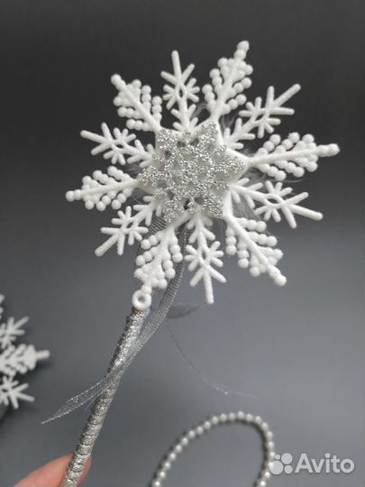 Волшебная палочка снежинка