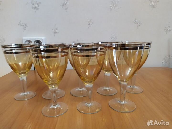 Стеклянные фужеры СССР