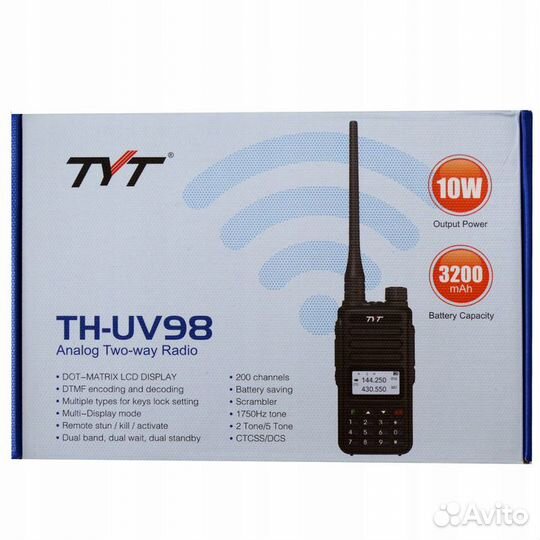 Рация TYT TH-UV98 (10 Ватт) Опт / Розница Новые