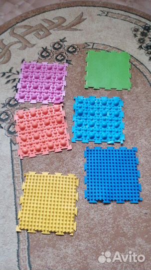 Ортопедический коврик для детей (6 пазлов)