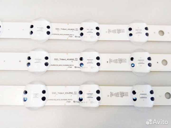 SSC-trident-43UK65 LED-подсветка LG 43UK6510PLB