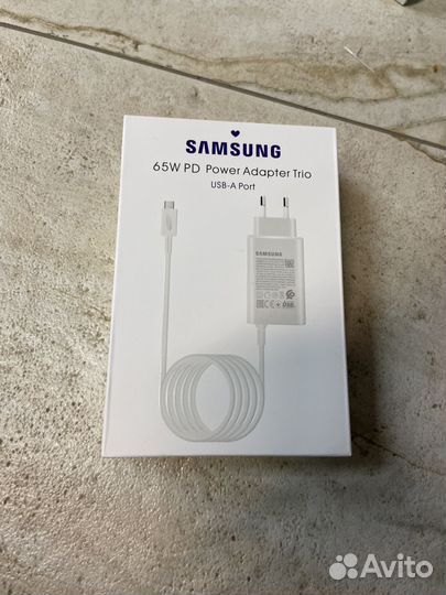 Зарядное устройство Samsung 65w USB-A Tupe-C