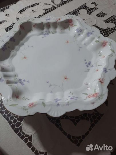 Фруктовница на ножках фарфор