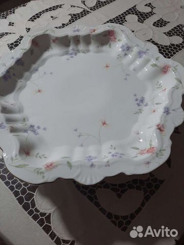 Фруктовница на ножках фарфор