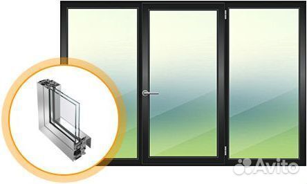 Тёплые алюминиевые окна