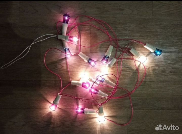 Ёлочная гирлянда СССР Новогодняя