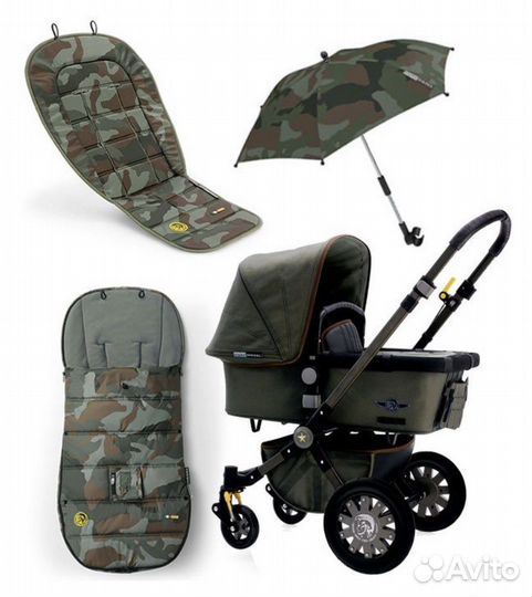 Коляска bugaboo cameleon diesel 2 в 1 с акс