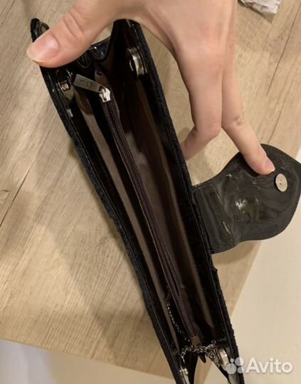 Винтажный бархатный клатч