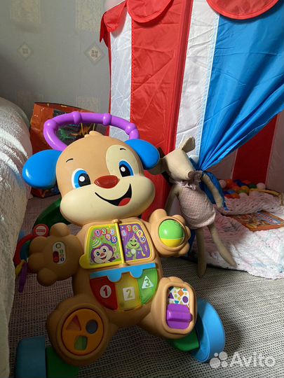 Ходунки каталка fisher price