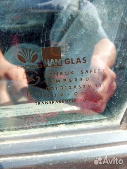 Стекло переднее левое Daewoo Nubira седан X20SED