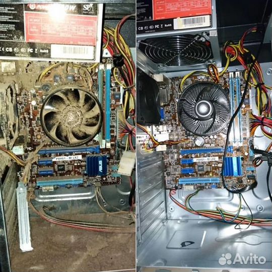 Чистка пк от пыли